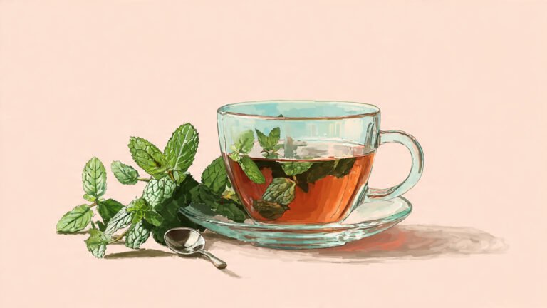 Peppermint tea