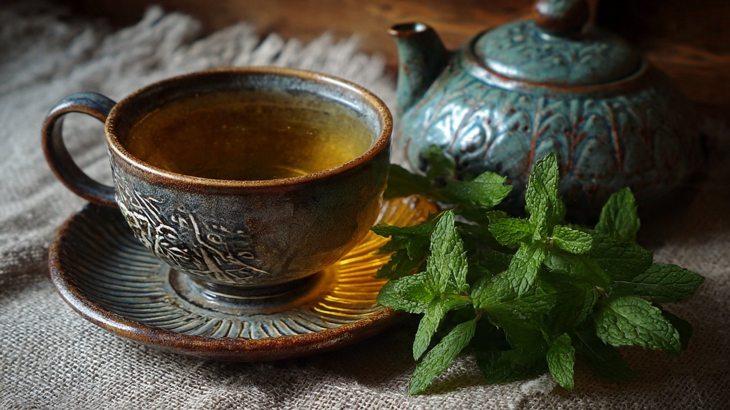 Peppermint tea