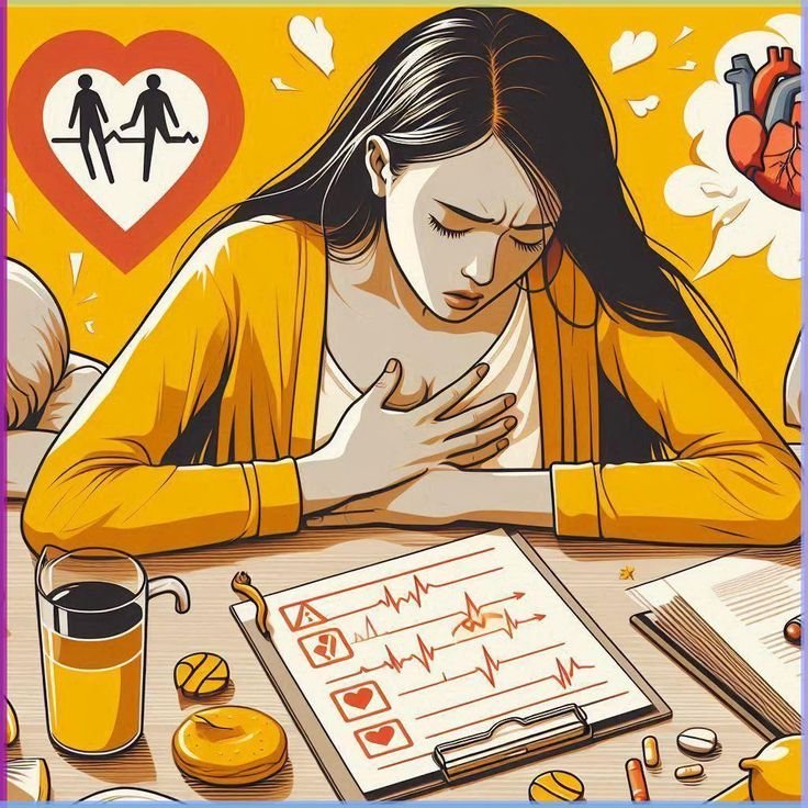 what are the symptoms of a heart attack in a woman UK